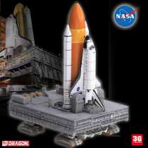 3G model Veyron assembled 11023 US space shuttle with crawler transport Launch Pad 1 400