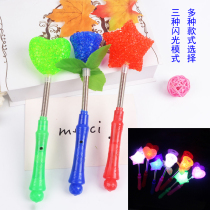 Holding spring luminous star lamp stage props concert flashing stick holding shaking head fluorescent stick glowing toy