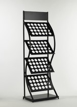 Magazine newspaper stand guang gao jia coloring page display newspapers and periodicals hollow display Magazine information rack