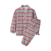 MUJI MUJI children without side seam flannel pajamas