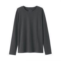MUJI MUJI womens Tianzhu woven long sleeve T-shirt