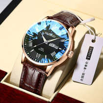 New Concept Watch Men Real Belts BIG LEATHER Mechanical Watch Waterproof High School Students Trend Brands Electronic Quartz