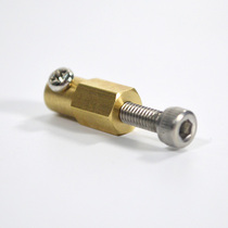 38MM plastic omni-wheel with hexagonal copper column 4MM 18037