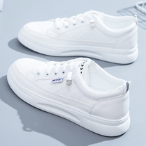White shoes womens shoes autumn 2021 new explosive style wild spring and autumn flat sports shoes summer thin white shoes