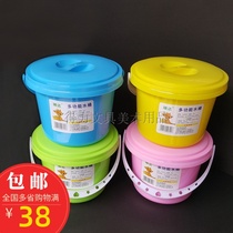 Rida multifunction three sets of covered washing pen holder water powder watercolor propylene plastic wash pen barrel 16 g tone color pan