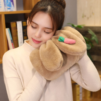 Hot water bag charging explosion-proof cute hand warm treasure plush cartoon baby female application warm belly electric warm treasure can be removed and washed