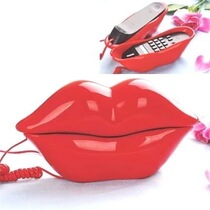 Creative lip telephone cordless landline fixed telephone Mini cute personality office home telephone
