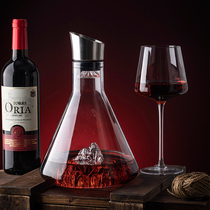 Red wine decanter home luxury high grade crystal glass European wine divider Hulk set