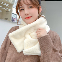 Imitation rabbit hair collar womens pullover scarf neck spine warm autumn and winter wild thickened fake collar neck cover women