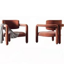 Italian light luxury single sofa chair modern Nordic fashion designer exhibition hall Villa living room leisure negotiation chair
