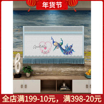 2021 New TV cover dust cover 65 inch 70 inch modern home Nordic simple LCD TV cover cloth