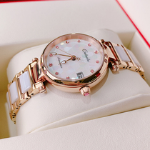 Carolet womens table Brand Ladies watch waterproof machinery Table 2021 New name Fashion minimalist ceramic tides