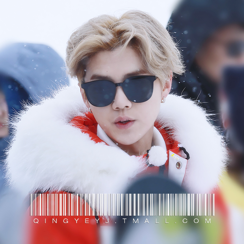 The star also has sunglasses 2021 new male and female couple style hipster personality Korean version of the trend men driving sunglasses