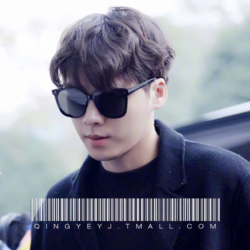 Mens sunglasses 2021 new driving round face anti-UV sunglasses hipster personality drivers mirror driving mirror