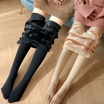 Pregnant women autumn and winter pantyhose plus fattened thin velvet stockings winter thick velvet leggings socks