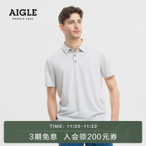 AIGLE AIGLE PERNELLE Mens Casual Simple Fashion Tide Men Short Sleeve Polo Shirt