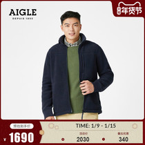 AIGLE AIGLE Autumn Winter MONTEREY Men Thick Warm Comfortable Casual Full Pull Snatch Jacket