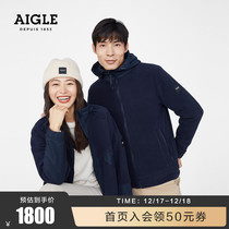 AIGLE AIGLE 2021 autumn and winter New Product DELLA warm and comfortable full pull fleece