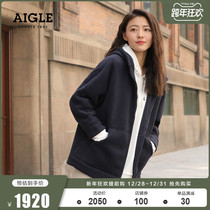 AIGLE Aigo 2021 autumn and winter MABEL F21 ladies thick warm and waterproof splashing wear-resistant full pull fleece