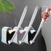 Disposable toilet brush no dead corner household toilet cleaning brush replacement head wall toilet set artifact