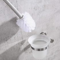 304 stainless steel toilet brush toilet brush holder set toilet brush with toilet brush cup toilet toilet brush holder