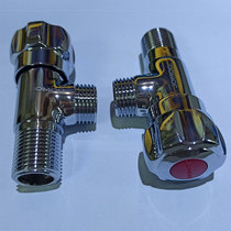 Jiumu copper thickened hot water triangle valve stop valve cold water eight-door valve 7413-019 74021 74078