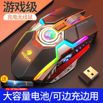 Wireless Bluetooth Mouse Rechargeable Unlimited Electronic Competition Mechanical Game Mouse Silent Mute Male and Female Cute Home Office Notebook Desktop Computer Suitable for Apple Lenovo HP