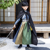 Boy Hanfu suit suit Spring and Autumn Children Super Immortal Ancient Style Gongzi Young Master Handsome Chinese style costume martial arts costume