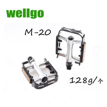 Boxed wellgo M20 aluminum alloy bearing pedals reliable big factory bicycle pedals