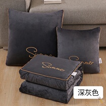 High-end car pillow quilt pillow quilt two-in-one and two-in-one thickening winter car office air conditioning quilt