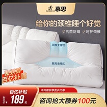 Mousse pillow nursing cervical spine sleep protection neck pillow ergonomic pillow male pillow core pair of domestic cervical spine special
