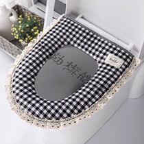 Nordic toilet soft gasket toilet seat high-end toilet cushion four seasons Universal plus size toilet toilet toilet zipper