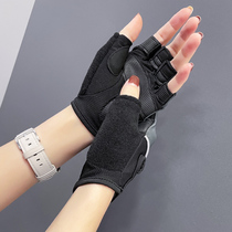 Customized non-slip exercise fitness gloves female half finger hand guard equipment training dance yoga exercise anti-cocoon New
