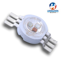 3W colorful LED light emitting diode high power RGB full color six-pin LED lamp beads