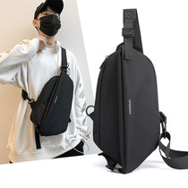 New trend mens chest bag fashion casual shoulder bag multifunctional large capacity wild Net red waterproof shoulder bag