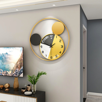 Light luxury decorative clock wall clock living room home fashion Nordic Net Red personality creative simple modern clock hanging wall