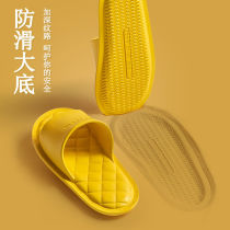 Silent sandals silent soft bottom indoor non-slip summer deodorant bathroom Bath home male couple female super soft