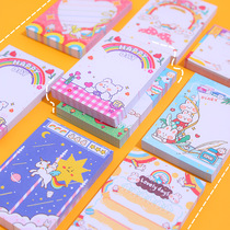 Creative cute Post-it notes student notes thick tearable notepad memo tearing notes