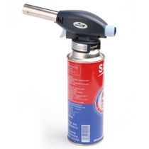 Cassette gas baking flamethrower household barbecue igniter gun head burning pig hair high temperature flamethrower welding gun liquefaction spray