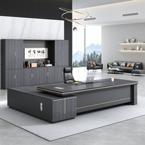 New Office Owner Desk Brief Modern Manager Table Atmosphere President Table Single Desk Chair Combinations