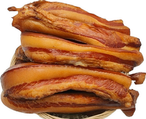 5 pounds of Hunan bacon 2500g farm firewood smoked fat five flowers bacon bacon air-dried meat sausage