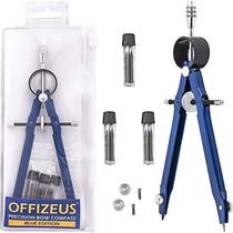 Offizeus Professional Compass for Geometry with Extra