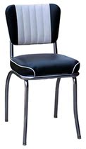 Richardson Seating Two Tone Channel Back Retro Diner