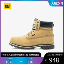 CAT Carter evergreen mens boots waterproof outdoor classic yellow boots breathable Martin boots men