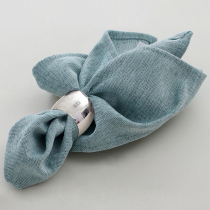 Dream Love People North European style solid color napkin cloth mouth cloth folding flower absorbent hotel Western restaurant Western food special cloth customization