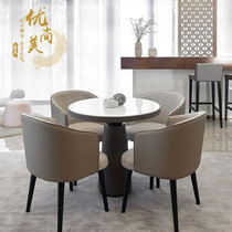 Light luxury sales Department Department simple negotiation table and chair combination Beauty Salon lobby signing rest area reception chair spot