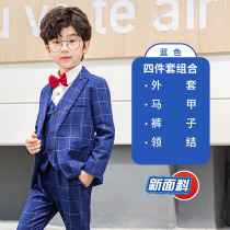 Childrens casual suit vest set boys baby dress spring suit flower girl piano small suit jacket tide