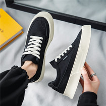 Canvas Mens Shoes Summer 2022 New Trends 100 Hitchhiking Casual Board Shoes Mens Port Wind Day Ensemble Black Tide Shoes
