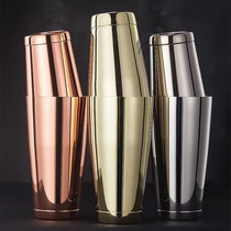 Gold wine set water Boston Shaker short hands Boston Shaker Shaker