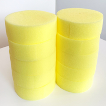 Buy 2 get 1 thick car waxing sponge round car sealing glaze sponge polishing sponge waxing cotton 10 pieces